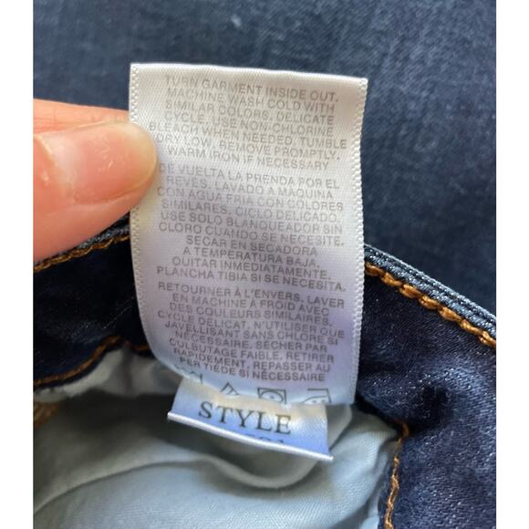 Simple Society  Women Dark Wash Mid-rise Skinny Jean Pants Size 25 - Picture 7 of 10